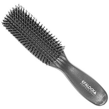 Efalock Premium Glänzende Bürste – 200 mm – Silberfarben