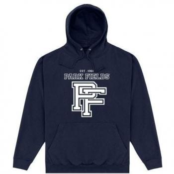 Unisex Adult Park Fields Red Icon Hoodie – Small Size
