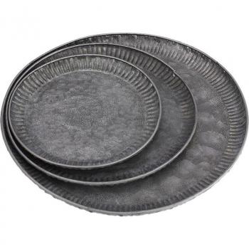 Round Vintage Lace Tray
