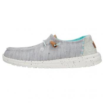 Heathered Slub Tropical Women’s Shoes – Grey, UK 6 / EU 39