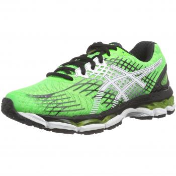 ASICS Gel-Nimbus 17 Men's Running Shoes Green Flash Green/White/Black 8501 7 UK