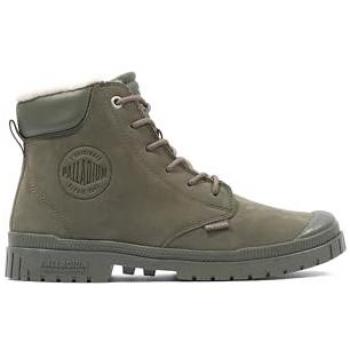 Bottes Palladium Sp20 Cuff Lth Wp Wl Olive Night