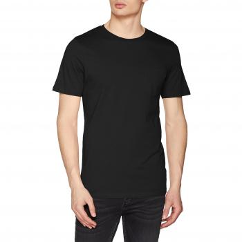 Camiseta de Hombre JACK & JONES Jjepocket, Negro, Slim Fit