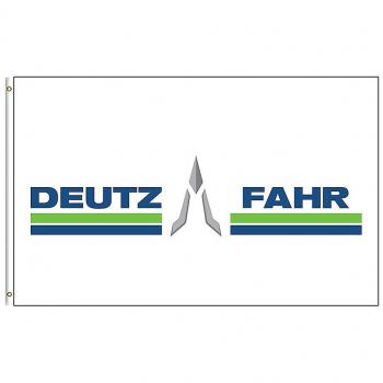 Bandera de poliéster Deutz Fahr 90x150cm para tractor