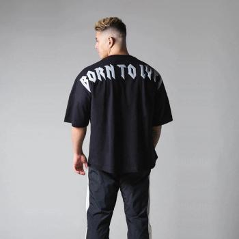 Men's Short Sleeve Cotton Fitness T-Shirt