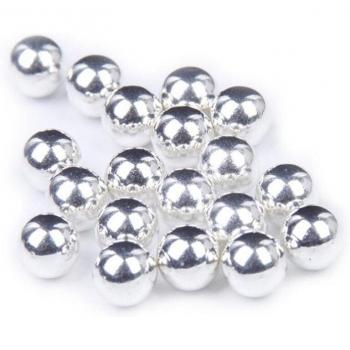 3mm-12mm Shiny Silver Plastic Imitation Pearl Beads for Decoration