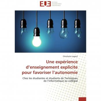 Une expérience d enseignement explicite pour favoriser l autonomie