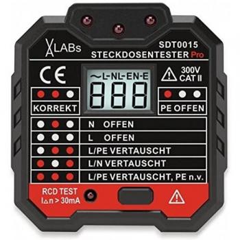 VA-LABs SDT0015 RCD Socket Tester with LCD
