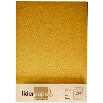 Papel A4 Pergamino Color Arena 240 g/m² 25 hojas