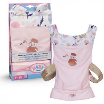 BABY born® Babytragesitz mit floralem Design