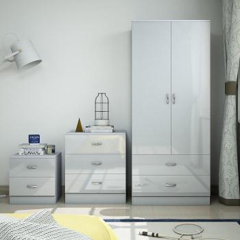 FWSTYLE Hendon 2 Door Combination Wardrobe