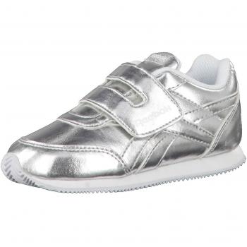Reebok Royal CLJOG 2 KC – Kinder Sneaker, Silber (Silver Metallic/White)