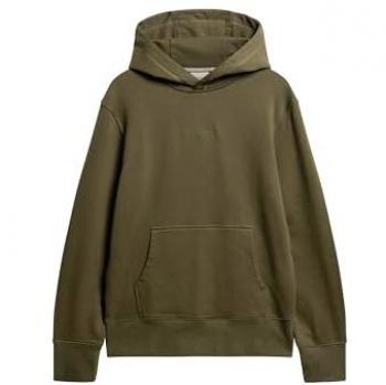 Superdry army khaki felpa con cappuccio micro logo grafico L