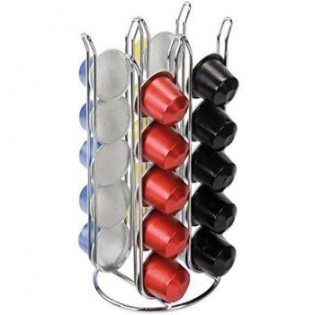 Porta Capsule Nespresso in Acciaio con Design Elegante