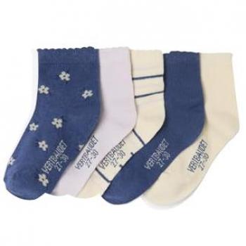 Pack de 5 Mi-chaussettes Indigo pour Enfants