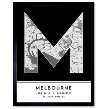 Melbourne Urban Letters Print