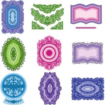 BrilloLace: Adorno Hueco con Detalle Metálico