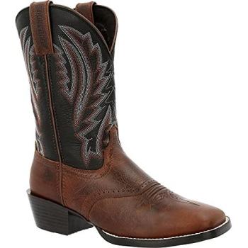 Durango Westward Leather Western Boots – Brown, Size 11 for Men