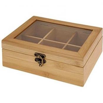 6‑Compartment Tea Bag Holder