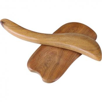 Bandeau de soin guasha en bois de santal – 2 plateaux