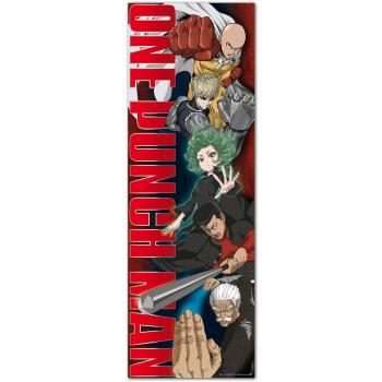 Póster de Puerta One Punch Man Personajes 158x53cm