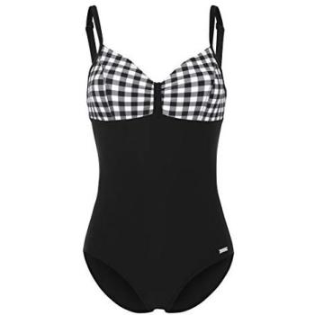 Lascana Classic Karierte Damenbademode Schlicht-Gr. 40E