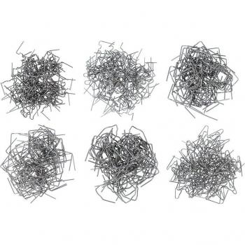 Engrapadora Plástica: Grapas Planas 0,8 mm (100pcs)