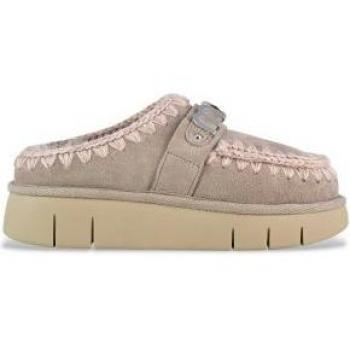 Casual Pink Leather Clogs – Mou Female (US 9)