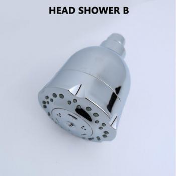 3-Function Round Mixer Faucet Shower Set with Rainfall Feature