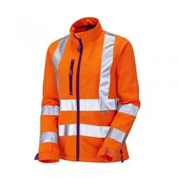CL2 Honeywell 20471 Women’s Orange Softshell Hi‑Vis Jacket 3XL
