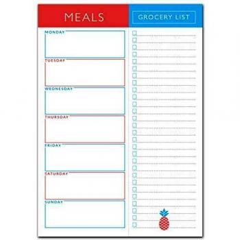 Orange & Sweetzer Food Diary – Dual Color Weekly/Daily Planner with Magnets