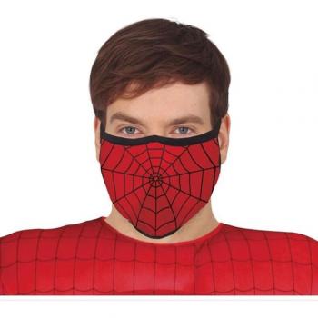 Mascarilla 3 Capas Tela Superhéroe Arácnido Adulto