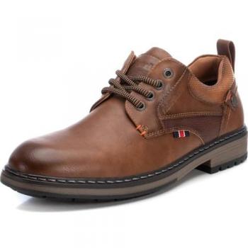 REFRESH | Zapatos Refresh para Hombre – Zapatos Casual en Color Camel – Zapatos con Cierre de Cordones – Estilo Casual – Ligeros y Cómodos – De Alta Calidad – Modelo 172154