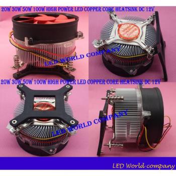 Refroidisseur lumineux cuivré 30 W pour lampes LED