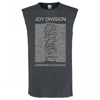 Herren Tanktop Amplified Unknown Pleasures Joy Division – Größe M – Kohleschwärz