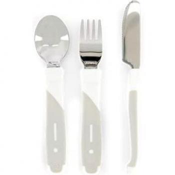 Twistshake Set Cubiertos +12M Blanco