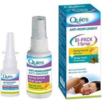 QUIES ANTI-RONFLEMENT BI PAK 2 SPRAY 15 ML NASAL +70 ML BUCCAL