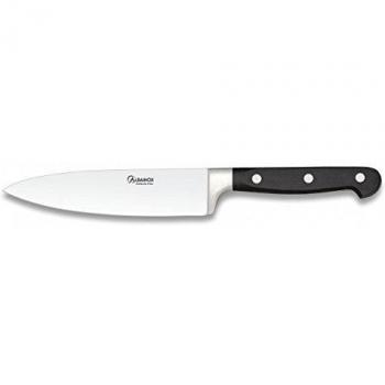 Cuchillo Cocinero Martinez Albainox Negro con Mango de Polioximetileno y Hoja de Acero Inoxidable de 15 cm (código de producto: 17170)