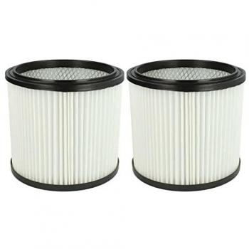 Vhbw 2x Compatible Cartridge Filters for Parkside Vacuum Cleaner Models PNTS 1250/9, 30/6 S, 1250, 30/5