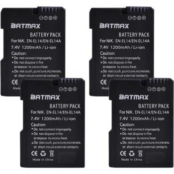 2x EN-EL14 Batterie + USB-Ladegerät für Nikon Kameras