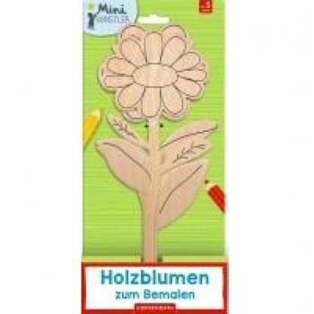 Holzblumen zum Bemalen für die ganze Familie
