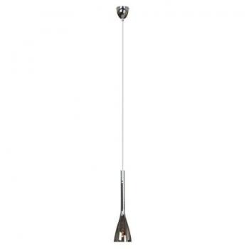 Chrome Slim Pendant Vase Light