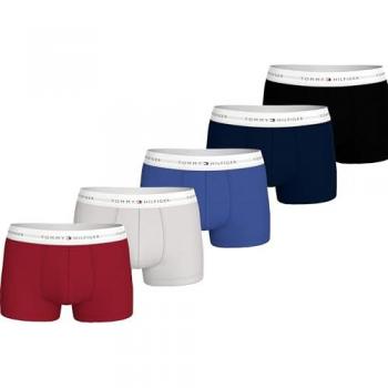 5-Pack Tommy Hilfiger Trunks in Red and Blue
