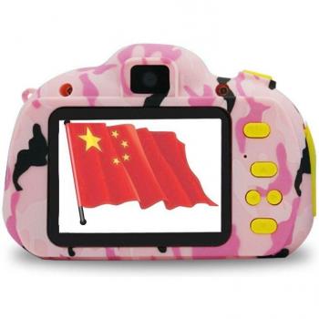 Appareil photo numérique HD Wifi pour enfants, 2 pouces LCD, Mini caméra Camouflage, 32 Go, mignon, 400 mAh, cadeau d'anniversaire et de Noël