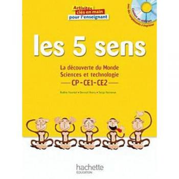 Les 5 sens : La découverte du Monde, Sciences et technologie CP-CE1-CE2 (1Cédérom)