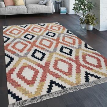 Rechteckiger Teppich Kenitra 501, 12 mm Höhe, reine Wolle