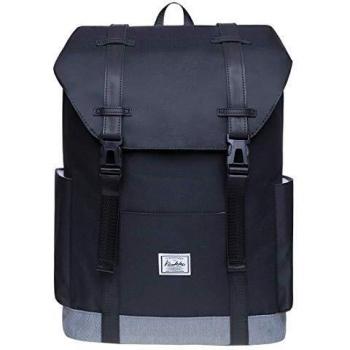 KAUKKO Sac à Dos Vintage en Cuir pour Randonnée et Voyage