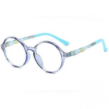 Gafas redondas con protección UV400 y bloqueo de luz azul para niños
