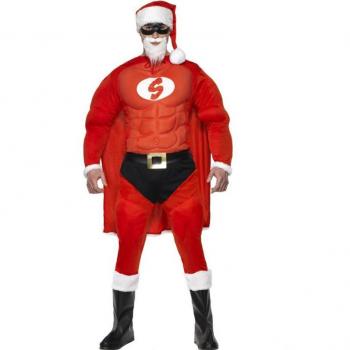 Disfraz de Papá Noel Musculoso para Hombre