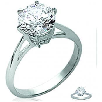 Collier Solitaire Argent Ø8